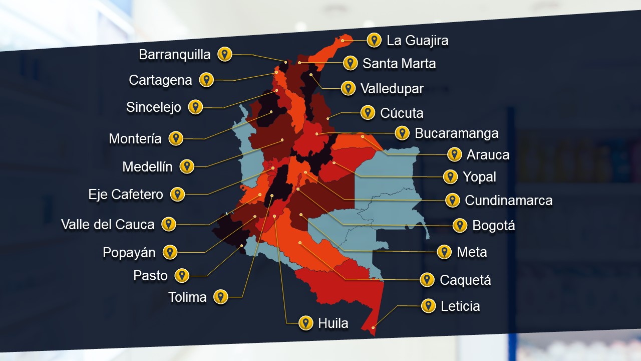 Mapa de aliados